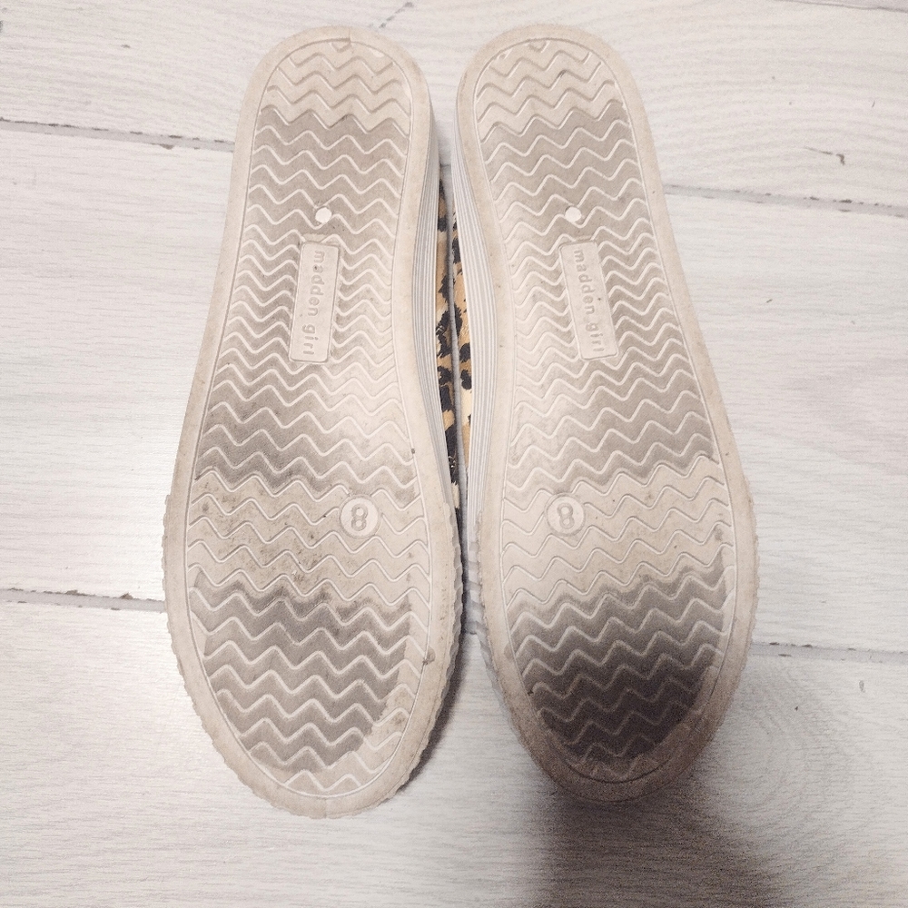 Madden Girl Womens Marisa Sneakers Leopard Size 8 - Picture 8 of 8